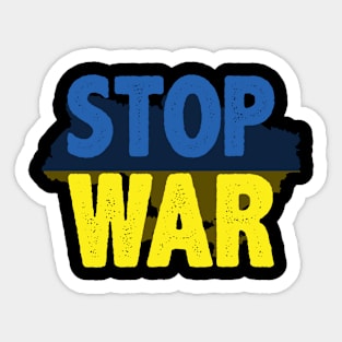 Stop War In Ukraine Sticker